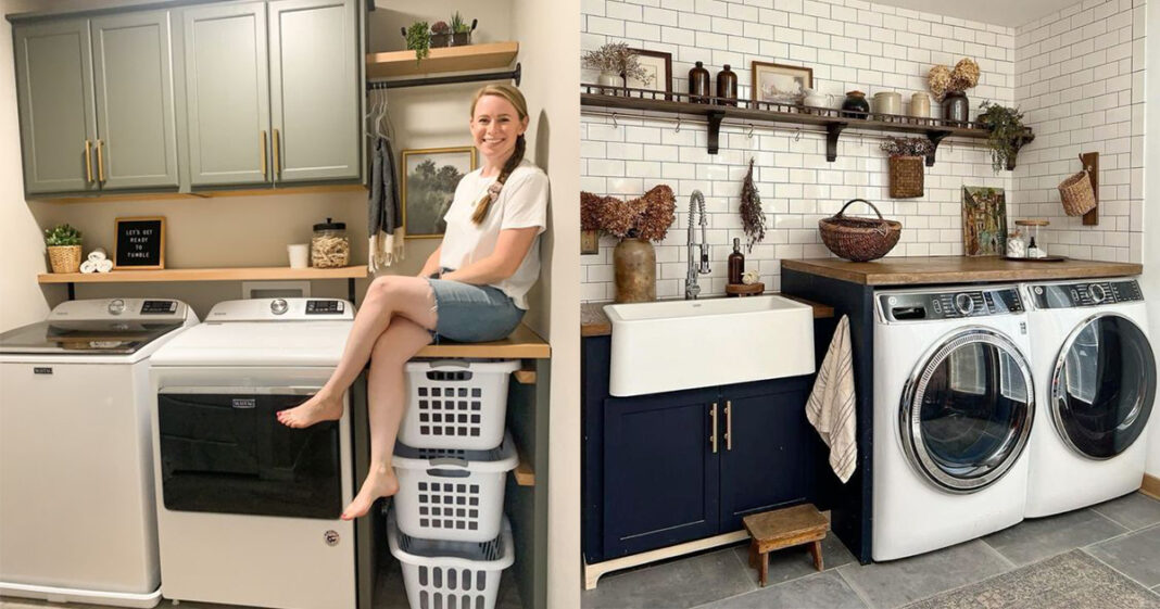 Basement Laundry Room on a Budget Friendly - homeavens.com