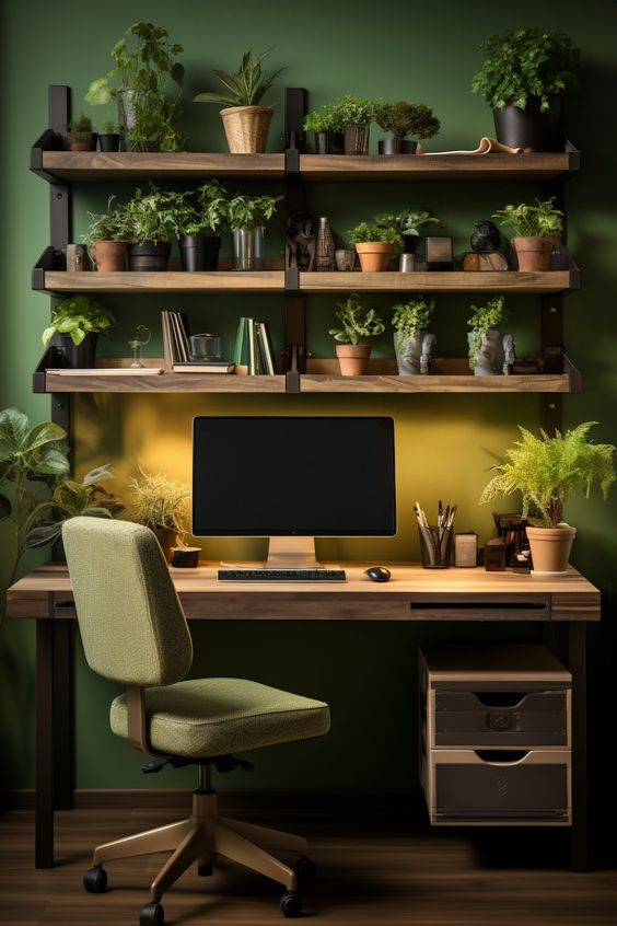 Green Home Office - homeavens.com