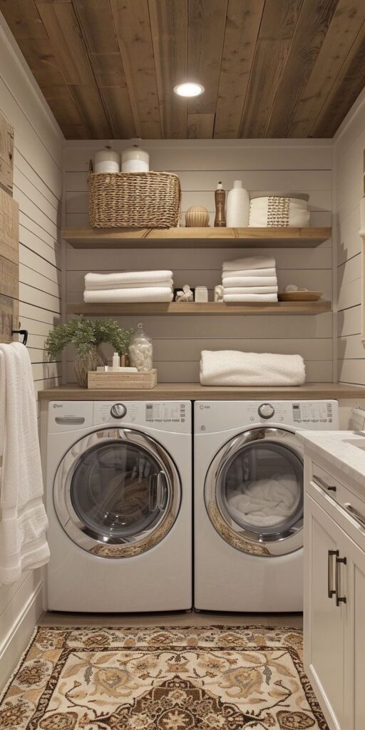 basement laundry room ideas on a Budget Friendly - homeavens.com