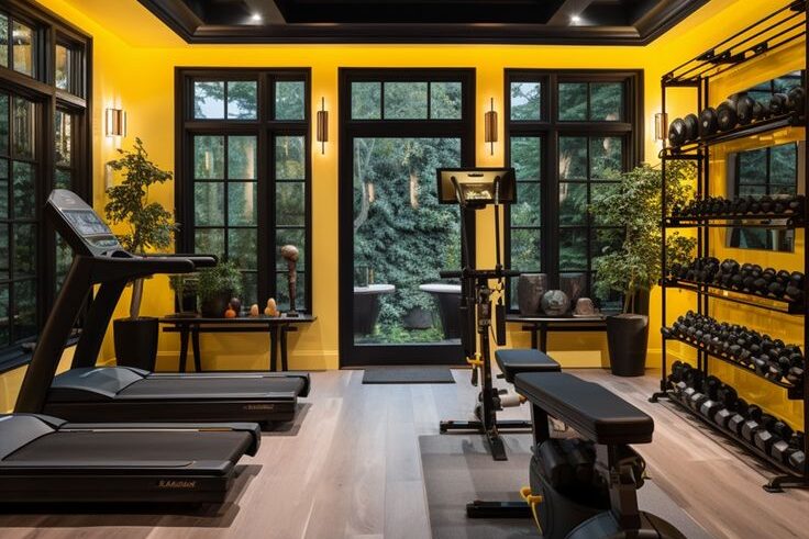 Wall Ideas for home gym - homeavens.com